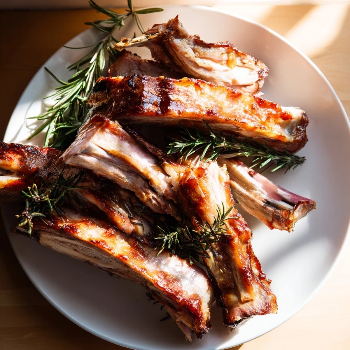 Juicy Slow-Roasted Pork Shoulder glistening with a flavorful apple cider glaze, ready to serve.