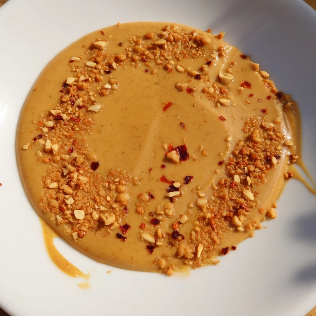 Thick and flavorful, this Indonesian Satay Sauce is ready to be drizzled over grilled chicken skewers.