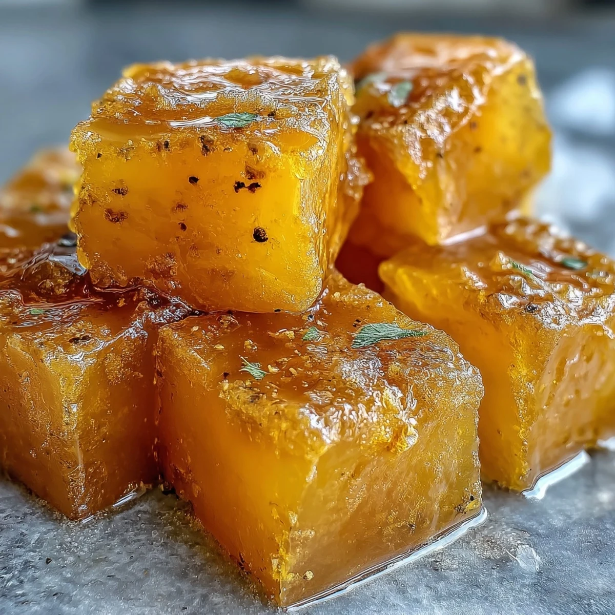 Frosty Lemon Ginger Turmeric Wellness Cubes lined up in an ice cube tray, showing vibrant yellow and orange tones for healthy morning shots.