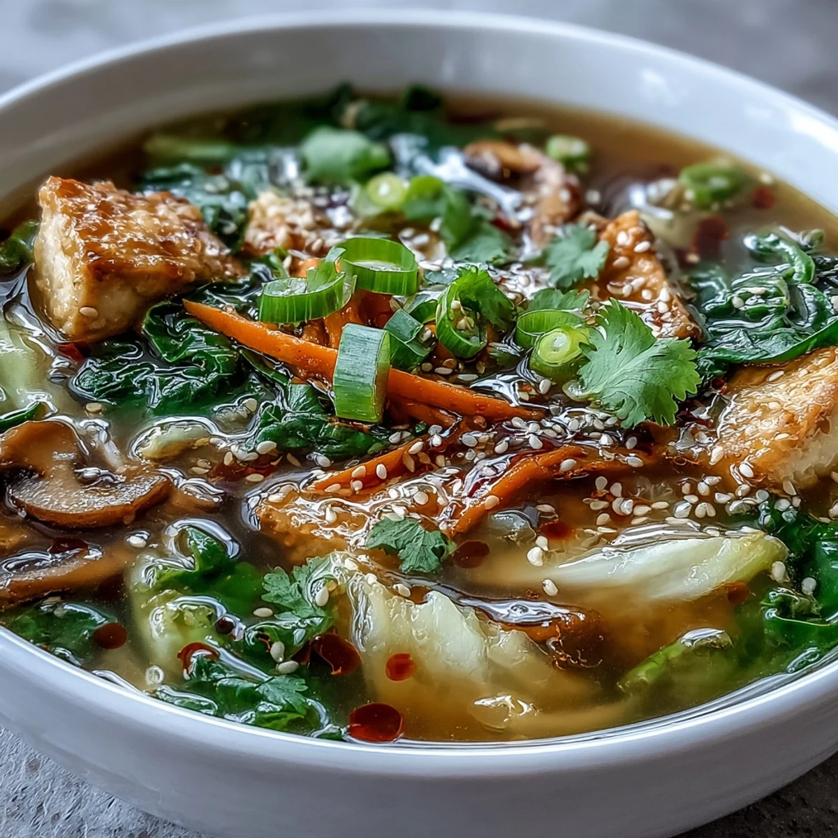 Ginger Miso Winter Soup
