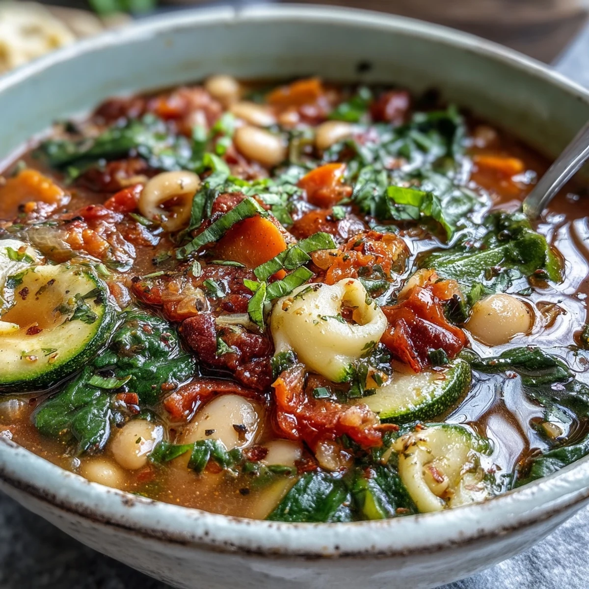 Hearty Italian Vegetable Minestrone