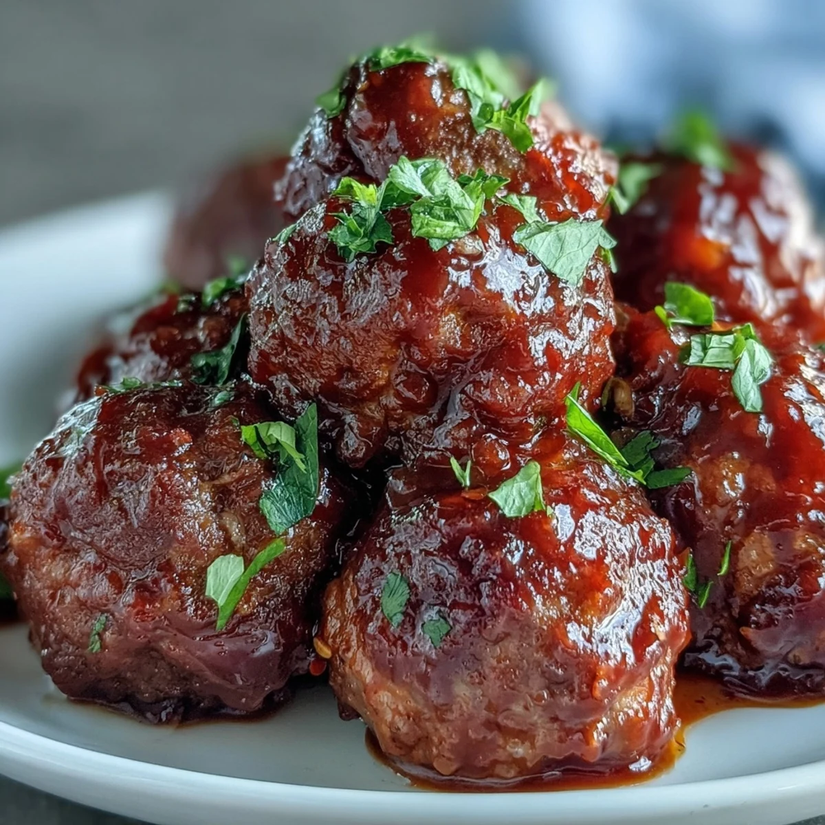 Tender Easy Sweet and Sour Crock Pot Meatballs simmering in a glossy, tangy-sweet sauce inside a slow cooker.
