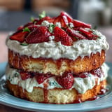 Spring Cakes Naked Strawberries Cream