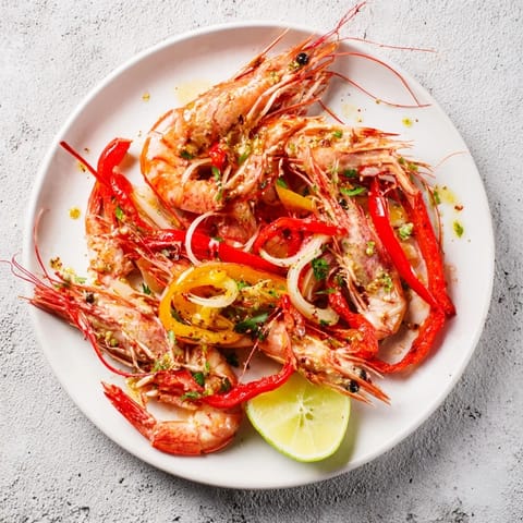 Easy Sheet Pan Shrimp Fajitas