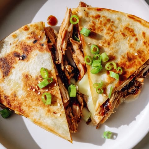 Korean BBQ Chicken Wrap Cheese