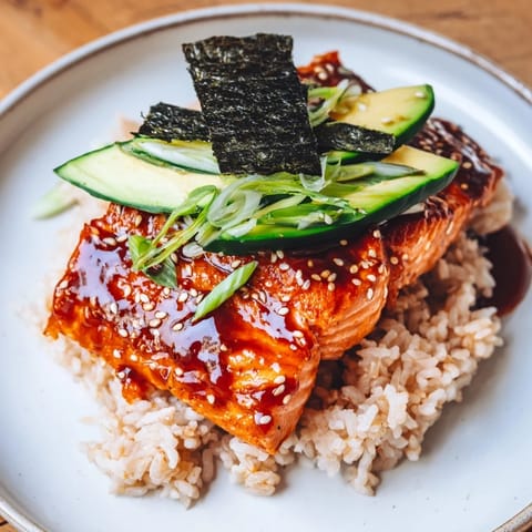 Sticky Orange Gochujang Salmon