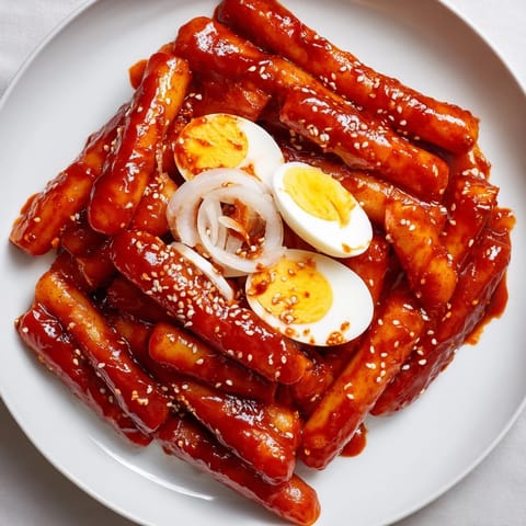 Korean Spicy Sweet Tteokbokki