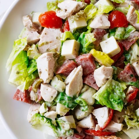 Italian Deli Chopped Chicken Salad