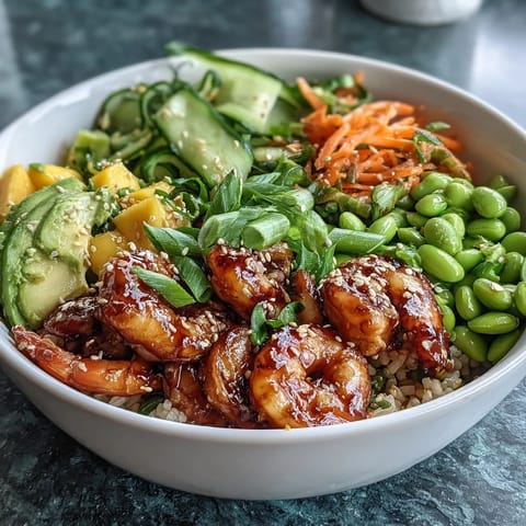 20-Minute Shrimp Poke Bowl