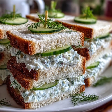 Derby Party Benedictine Sandwiches