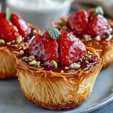 Dubai-Style Strawberry Cups