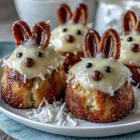 Mini Easter Bunny Cakes