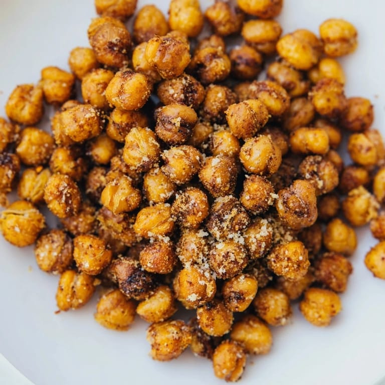These tempting crispy chickpea snacks are easily prepared, an ideal savory bite for any snacking occasion.