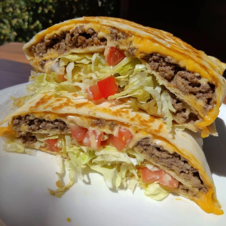 Grilled to golden perfection, this delicious Crunchwrap Supreme recipe offers a vibrant, flavorful experience.