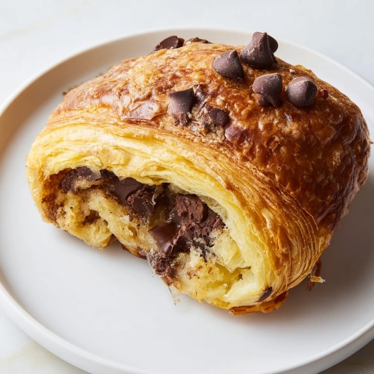 Enjoy a warm Viral Crookie, the perfect fusion dessert with flaky croissant and chocolate sweetness.