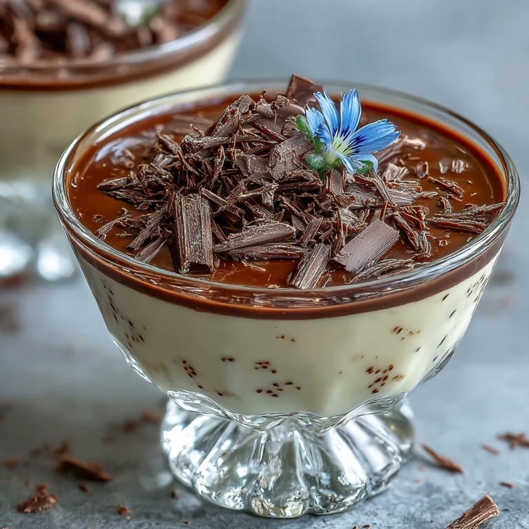 Silky Hojicha Panna Cotta unmolded onto a plate with roasted nuts topping.