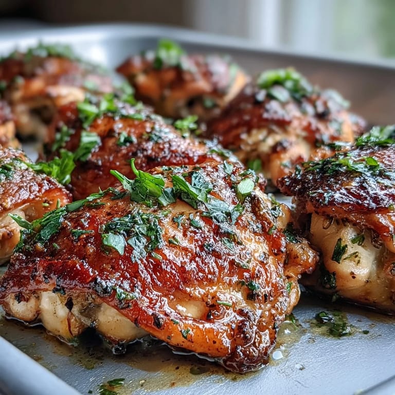 Easy Mediterranean chicken dinner with zucchini, tomatoes, and roasted lemon-herb potatoes on a single pan.