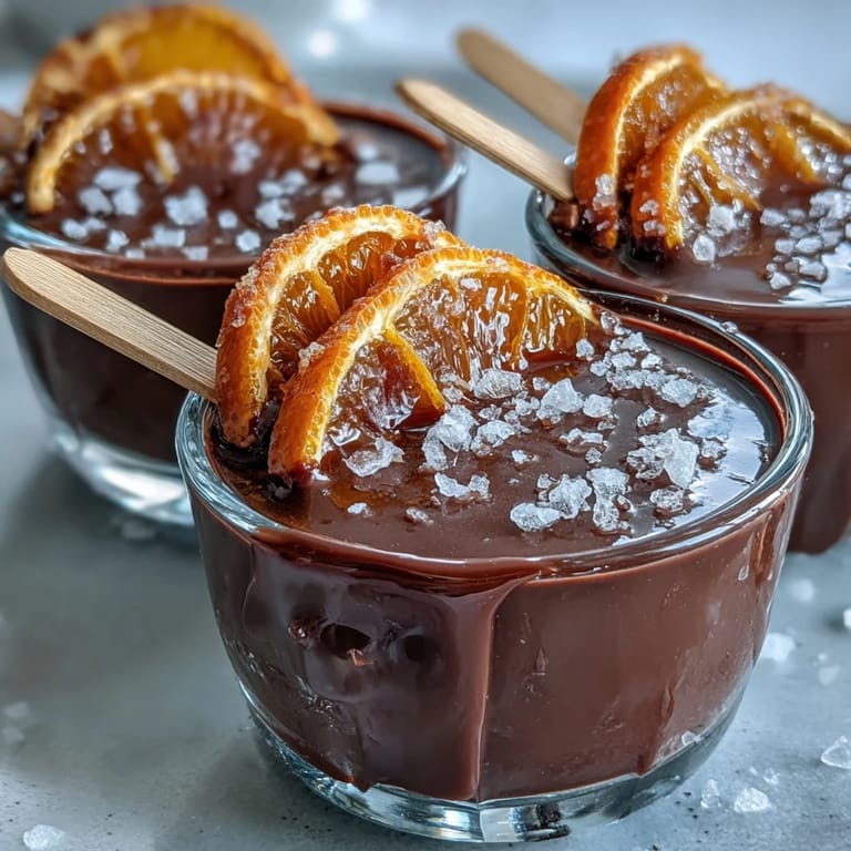 2. Luxurious dark chocolate stirrers featuring candied orange peel, ideal for cozy winter drinks.  